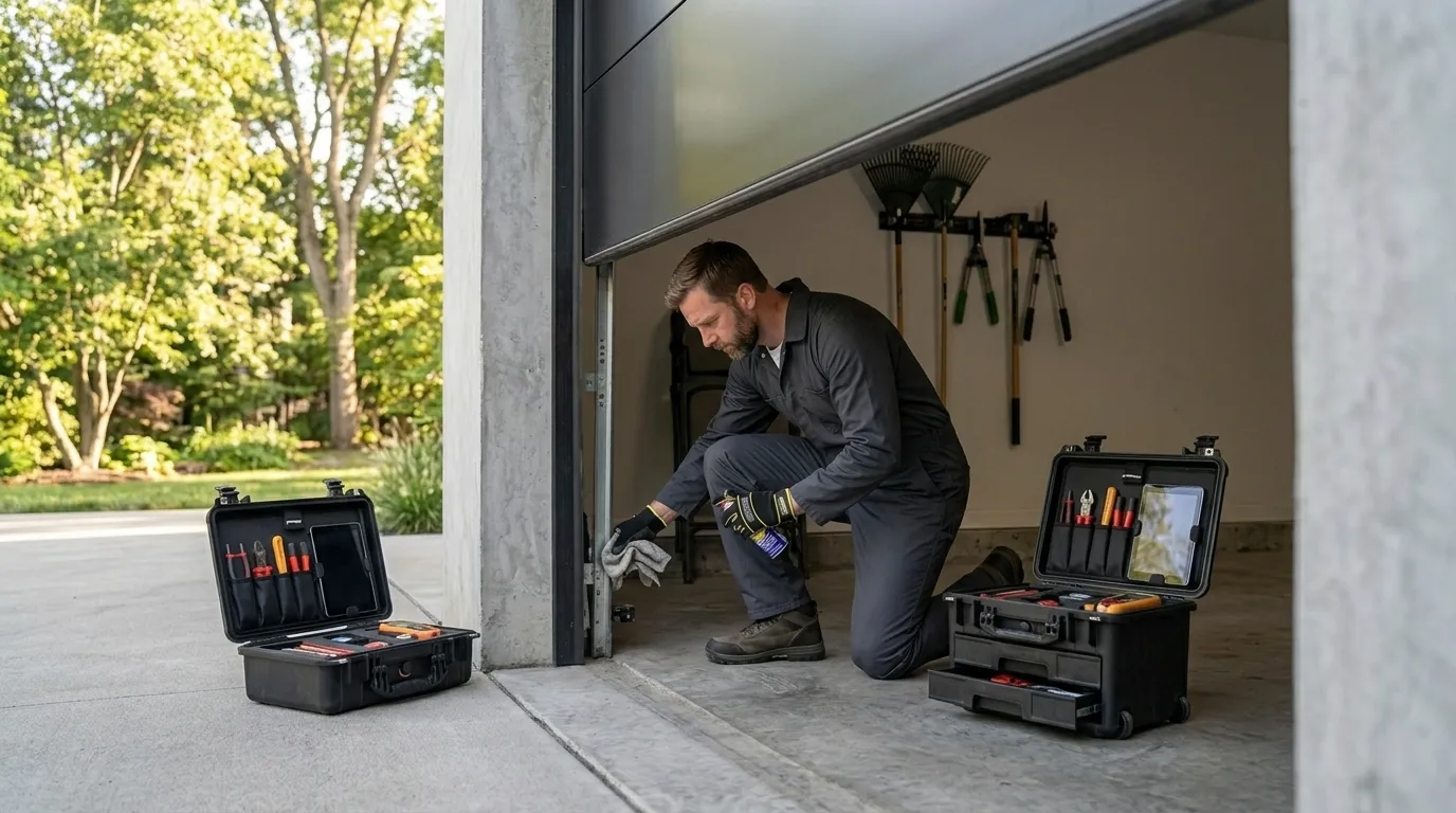 Garage door maintenance in Oklahoma City, OK